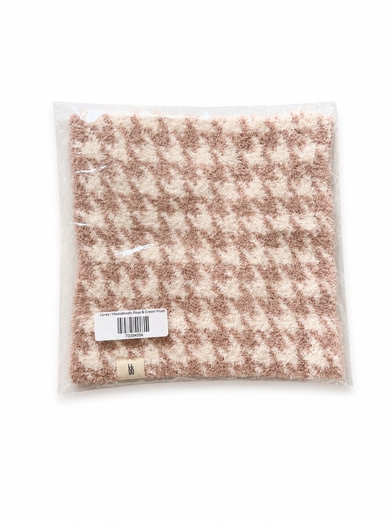Forever French Other - Lovey | Houndstooth Rosé & Cream Plush